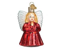 Old World Weihnachten Glas mundgeblasen Ornament mit S-Haken und Geschenk-Box, Angel Collection Baby Angel
