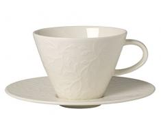 Villeroy & Boch Caffe Club Floral Touch Caffe Latte Becher 2er Set Premium Porzellan Teller