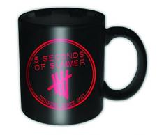 empireposter 5 Seconds of Summer - Derping Stamp - Keramik Tasse Mug Becher - Ø8,5 H9,5 cm