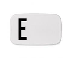 Design Letters Lunch Box, Kunststoff, weiß/schwarz, 18 cm