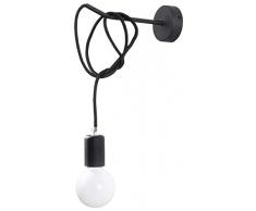 Sollux Lighting Wandleuchten, Stahl, Schwarz, 8 x 23 max.100