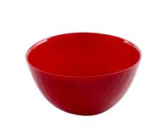 Bohemia Cristal 093 012 015 Play of Colors ca. Ø 210 mm rot aus Kalk-Natron-Glas Schale, 10.3 x 21 x 10.3 cm