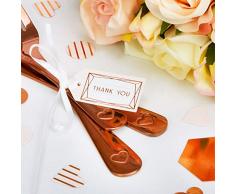 Neviti Geo Blush Geschenkanhänger, Rosa/Roségold, klein