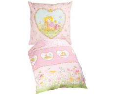 Bierbaum 2239 Bettwäsche Prinzessin Lillifee, 135 x 200 cm, rosa 01, Renforcé