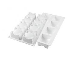 silikomart Silikonform, Silikon, Weiß, 30cm x 17,5cm