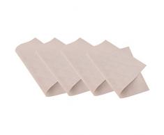 Venilia Natur Tischset Platzset Tischwäsche Platzdeckchen für Esszimmer gewebt TRIANGLE Dreieck-Muster Gewebe 4er Set Vinyl, 4 Stk. 45 x 30 cm, 59004, Kunststoff