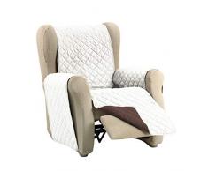 Martina Home Martina Dual Cover Sofaüberwurf mit wendbarer Polsterung 1 Platz Beige/Braun
