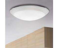 EGLO Deckenleuchte, Metall, E27, Weiß