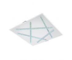 EGLO Deckenleuchte, Metall, Integriert, Transparent