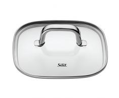 Silit Glasdeckel Quadro Ø 18cm Metallgriff spülmaschinengeeignet