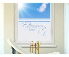 Graz Design 980118_90x57 Sichtschutzfolie Fenstertattoo Fensteraufkleber Deko für Badezimmer Entspannungszone Schrift Frau (GröÃe=90x57cm)