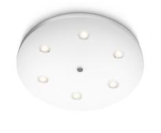 Philips LED Deckenleuchte Syma 2,5 W dimmbar, weiÃ, 321583116
