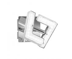 WOFI Spot, Metall, Integriert, 9 W, Chrom, 10 x 10 x 100 cm