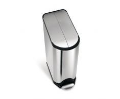 Simplehuman Butterfly Treteimer, Mülltrennung, 2 x 20 l