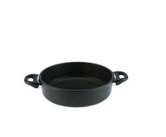 SKK 7124 Titan Durit Resist, Guss-Bräter ø 24cm, antihaft-beschichteter Bräter, keramisch verstärkt, mit Seitengriffen, Backofen-fest, Made in Germany