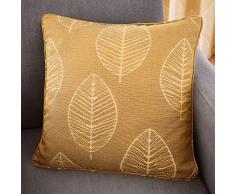 Curtina Kissen, gefüllt, 100% Polyester, Ocker, 43 x 43 cm