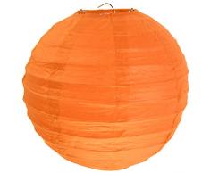 Laternen 50 cm 1 Stück orange- Papierlaternen Lampions Ballon Papierlampion Windlichter - 4314