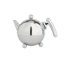 doppelwandige Teekanne DuetÂ® Bella Ronde Edelstahl glÃ¤nzend verchromte BeschlÃ¤ge 0,75 ltr.