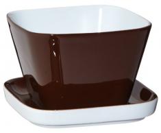 KAHLA 20A388A72605C Schälchen mit Deckel Set 2-teilig Abra Cadabra, Schokobraun