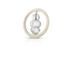 Rassel miffy im Ring 7,5cm B90 schwer versilbert