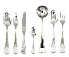 Mepra Besteck-Set aus Raffaello, Hohlgriff, 87 Teile 51-teiliges Besteckset silber