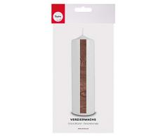 Rayher 31619552 Wachsfolie Holzoptik, dunkelbraun, 20 x 10 cm, 1 Stück, zum Gestalten von Kerzen (Firmung, Konfirmation, Taufe, Hochzeit etc.)