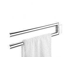 Tiger Handtuchhalter doppelt, Metall, Chrom, 46,2 x 2.5 x 9.7 cm