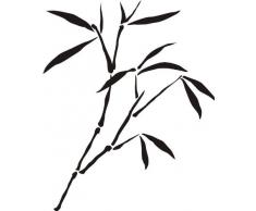 INDIGOS 4250380557120 Wandtattoo W335 Schilf Gras Wandauskleber in 3 GrÃ¶Ãen, 80 x 64 cm, schwarz