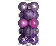 WeRChristmas Weihnachtsbaumkugeln, Mehrfarbig