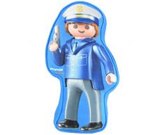 PLAYMOBIL United Labels City Action-Kinder Jungen Kissen Kinderzimmer Polizei, ca. 21,5 x 37 x 5 cm, bunt