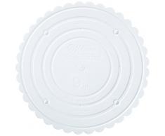 Städter 302-9 Tortenplatte, Kunststoff, Weiß, 23 x 23 x 2 cm 1 Einheiten