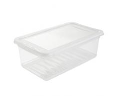 keeeper Aufbewahrungsbox mit Air Control System, 33 x 19,5 x 12 cm, 5,6 l, Bea, Transparent
