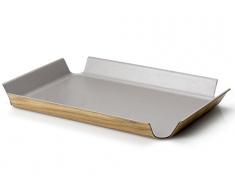Continenta Rutschfestes Tablett Taupe, metallic, One Size