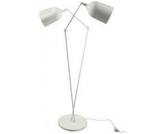 Aluminor Twin LS O Stehlampe, zweiarmig, Metall