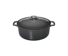 Chasseur - Gusseisen Bräter rund 26 cm - 5,2 L - Kaviar 4726