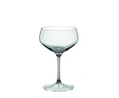 Spiegelau & Nachtmann, 4-teiliges Cocktailschalen-Set, Champagnerschale/Coupette Glas, Kristallglas, 235 ml, Perfect Serve, 4500174