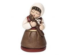 Thun Damen Che Suona Il Flöte Krippe Keramik Rot-h 7,6 cm -Linea I Klassische