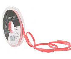 Berisfords 3501 Satinband 5 mm Coral 22 10 x 1 x 10 cm Double Face Poly Satinband, Coral