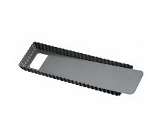 Kaiser La Forme Plus Quicheform, 35 x 13 cm, Obstkuchenform mit Hebeboden Wellenrand, Emailleboden, antihaftbeschichtet, schnittfest