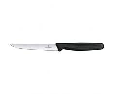 Victorinox Steakmesser, 11cm, multifunktional, Klingenschutz, spülmaschinengeeignet, schwarz