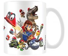 Nintendo Super Mario Odyssey Cap Montage Coffee Mug Kaffeetassen, Keramik, Mehrfarbig, 7.9 x 11 x 9.3 cm
