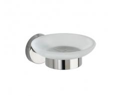 WENKO 20207100 Seifenablage Bosio glänzend - Seifenschale, Edelstahl rostfrei, 11 x 5.5 x 13 cm, Glänzend