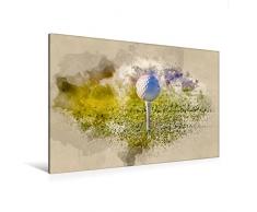 Premium Textil-Leinwand 120 x 80 cm Quer-Format Golf ist wunderbar | Wandbild, HD-Bild auf Keilrahmen, Fertigbild auf hochwertigem Vlies, Leinwanddruck von Peter Roder