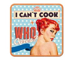 Nostalgic-Art 46122 Say it 50s Cant Cook, Who Cares, Untersetzer