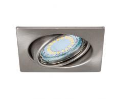 Spot-Light LED Deckeneinbaustrahler Cristaldream 55 Downlight, eckig, 1 x GU10, nickel matt SP-2305129