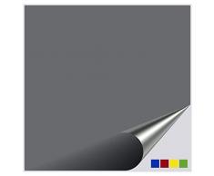 FoLIESEN Fliesenaufkleber fÃ¼r Bad und KÃ¼che - 10x10 cm - Silbergrau glÃ¤nzend - 160 Fliesensticker fÃ¼r Wandfliesen