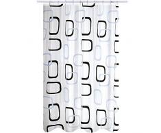 MSV Anti-Schimmel Duschvorhang - Anti-Bakteriell, waschbar, wasserdicht, mit 12 Duschvorhangringen - Polyester, Quadrat 180x200cm