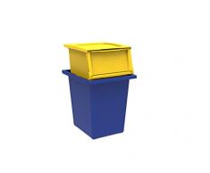 Terry Ecobin 25+30 Aufbewahrungsbox, Gelb/Blau, 30 Liter