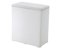 Kleine Wolke 5067100860 Wäschebox Wäscheboy, 48 x 27 x 55 cm, weiß