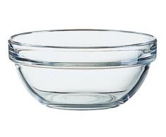 SCHALE 7.5CM GL.EMPILABLE 64269 Luminarc 9201154 – ensala, Verschiedene Glasbehälter, Glas, durchsichtig, 8 cm